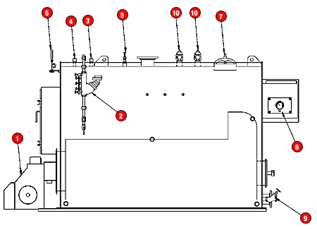 Flexible burner systems available for firing natural gas, LP gas, No.2 oil, heavy oil, or combinations