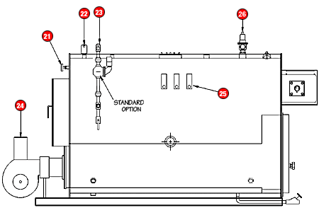 Flexible burner systems available for firing natural gas, LP gas, No.2 oil, heavy oil, or combinations